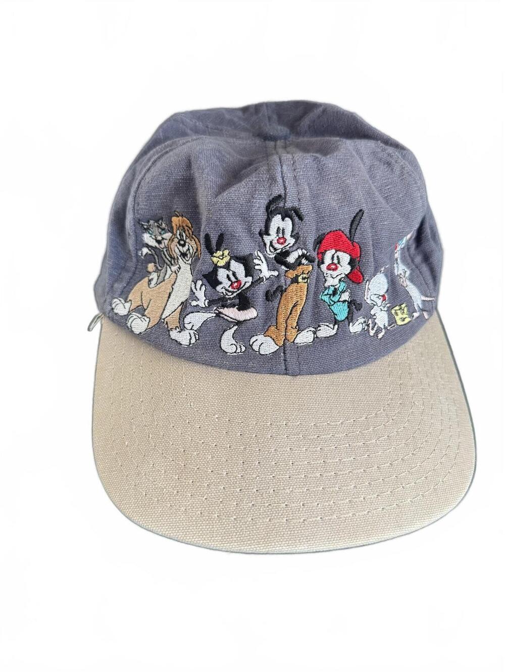 Vintage 1993 Animaniacs Warner Brothers Snapback Baseball Cap Made in USA OS